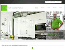 Tablet Screenshot of markhickmanhomes.com